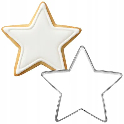 Produktbild von EkoForemki Stern Ausstecher Plätzchen Lebkuchen 7,4 cm