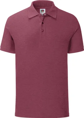 Produktbild von Fruit Of The Loom Herren Poloshirt Iconic RW6516 (XL) (Burgunder meliert)