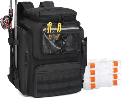 Image de Grand sac à dos avec 4 boîtes de rangement