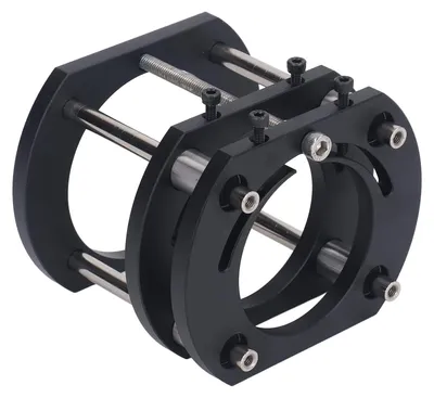 Frästisch-Hebeplattform, 4-Backen, Aluminium, 54 mm Hub