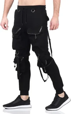 Obrázek produktu pro Pánské kalhoty Jogger Jogger Kalhoty Streetwear Cargo kalhoty Model 2 M