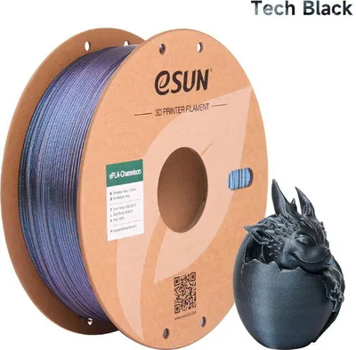 Image de eSUN ePLA-Chameleon 1kg Tech Noir