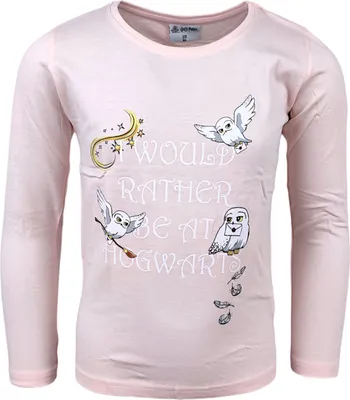 Produktbild von Langarmshirt Harry Potter Hedwig Rosa 110 cm