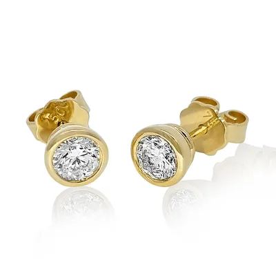 Produktbild von Brillant Diamant Ohrstecker Ohrringe 750 Gelbgold 18 Karat Gold 0,86 ct F/IF