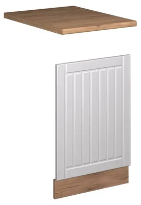 Zdjęcie produktu dla Panel przedni Vicco Fame-Line Biały rustykalny/Dąb goldkraft 45 cm, BP Dąb, Model 56723