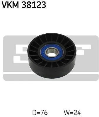 Produktbild von SKF Spannrolle für Keilrippenriemen für Mercedes A-Klasse B-Klasse Vaneo