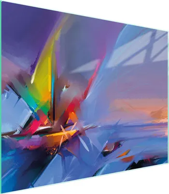 Produktbild von Glasschneidebrett aus gehärtetem Glas, 52x40 cm, hitzebeständig und hygienisch