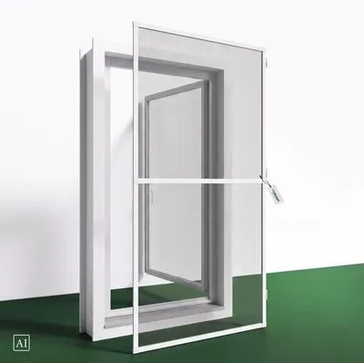 Produktbild von Windhager Fliegengitter Rahmentür mit Alurahmen, 100 x 210 cm