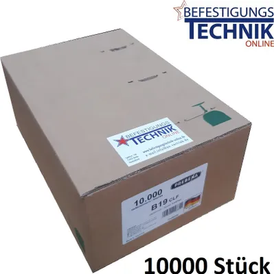 Produktbild von Prebena B19CLF Heftklammern 19mm verbronzt 10.000 Stück