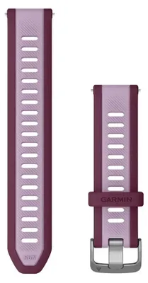 Imagen del producto de Correa de silicona de liberación rápida Garmin de 20 mm, color púrpura. Talla única