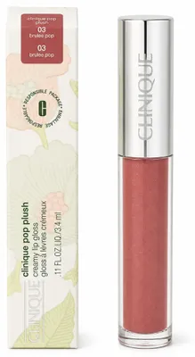 Produktbild von Clinique Pop Plush Creamy Lip Glos, Rot, Brulee Pop, Färbung, Frauen, Flasche, 6 ml