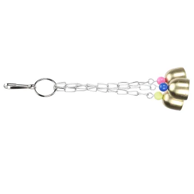 Zdjęcie produktu dla Parrots 3 Bell String, Parrots Bites String, Pet Parrots Bell Toy, Parrots Chew Toy, Hanging Cage Toys, Parrots Bell String Toy