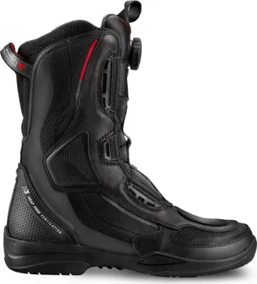 Produktbild von SHIMA STRATO Motorradstiefel Herren und Damen - Motorrad Wasserdicht Stiefel Tourenstiefel Schuhe Männer Leder Schwarz