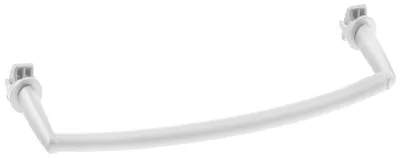 Produktbild von Aqualine Handtuchtrockner für Heizkörper 43cm, gebogen, Weiß