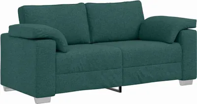 Immagine prodotto di vidaXL Divano a due posti verde scuro 180 cm in tessuto