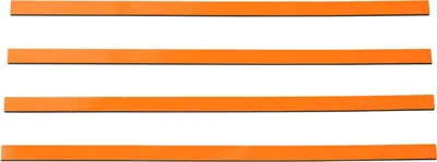 Produktbild von Magnetisches Band 250x9x2mm VE=4 Stück orange