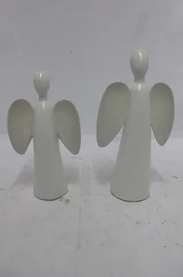 Obrázok produktu pre GILDE Figúrka, anjel, "Barbara", keramika, biela, , d. 7 cm, š. 13 cm, v. 24 cm 55362