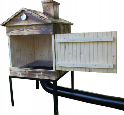 Immagine prodotto di Affumicatoio affumicatoio da giardino in legno affumicatoio in legno 50x50x111cm