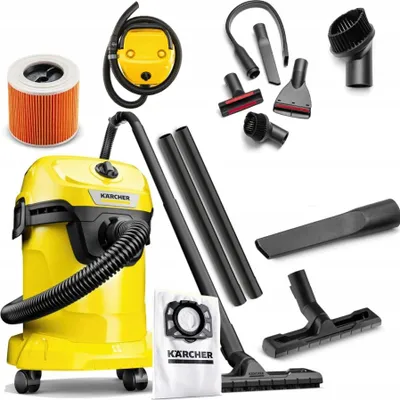Produktbild von 1000W 17L Nass- Und Trockenensauger Mit Beutel +  Zubehörset