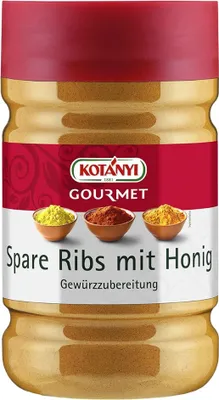 Produktbild von Kotanyi Spare Ribs mit Honig Gewürzzubereitung Großverbraucher 900g