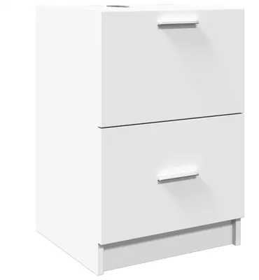 Zdjęcie produktu dla vidaXL Szafka podumywalkowa biała 40x37x59 cm materiał drewnopochodny
