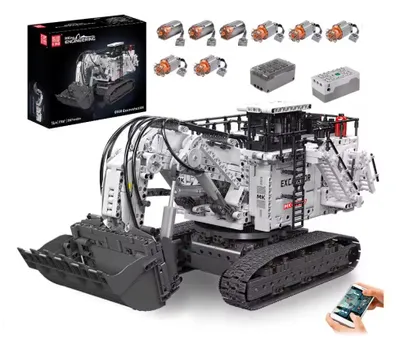 Productafbeelding van COIL RC graafmachine, constructiespeelgoed, 8 motoren, app-besturing, Bluetooth, 360° draaibaar, model 17067, vanaf 14 jaar, 3567 onderdelen