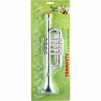 Produktbild von Boogie Bee Trompete silber, 4 Tasten, 38 cm