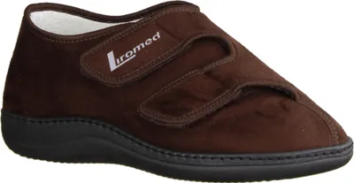 Produktbild von Liromed 476-20Z7 Verbandschuhe, waschbar, Mocca, Textil NEU - Herrenschuhe Prophylaxe Diabetiker, Braun