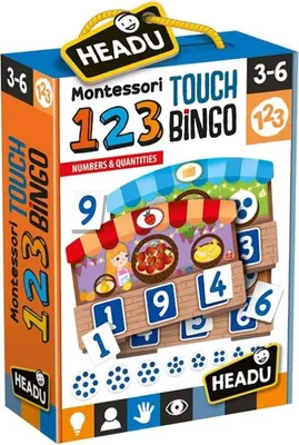 Immagine prodotto di HEADU Montessori 123 sensore bingo.età 3-6 21109