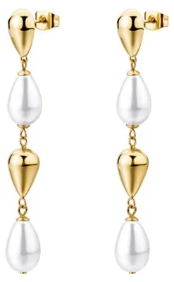 Immagine prodotto di Originali orecchini lunghi con perle artificiali Perfect BPC77