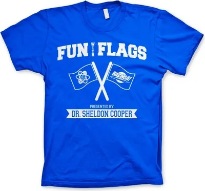 Produktbild von Fun With Flags T-Shirt - Medium - Blue