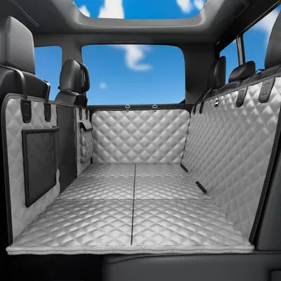 Produktbild von Hundedecke Auto Rückbank 145 x 73 cm Grau Wasserdicht für SUV/LKW bis 150 kg