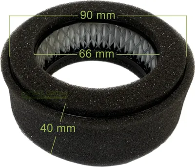 Immagine prodotto di Filtro aria per Delmag TX 6 / SDMO PRO 3000 E / 252-32601-07 252-32602-07 SA12412