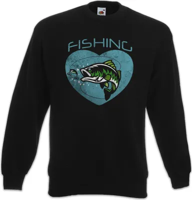 Produktbild von Urban Backwoods Fishing, Sweatshirt, Farbe: Schwarz, Größe: 5XL