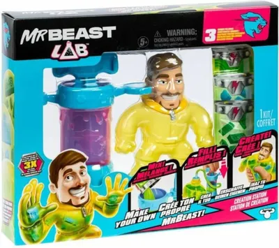 Immagine prodotto di Moose Toys MrBeast Lab Creation Studio, 5 anni, Multicolore, Plastica