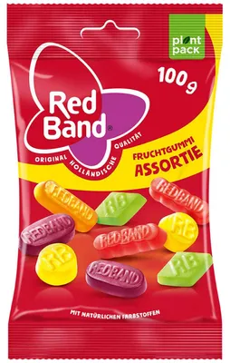 Produktbild von Red Band Fruchtgummi Assortie 100g