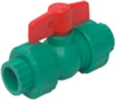 Zdjęcie produktu dla Zawór kulowy PPR z podwójną śrubą 25 mm