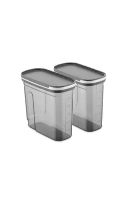 Produktbild von Hermia Concept, Alesta- FRM1112, Anthrazit, Vorratsdosen, 100% Plastik