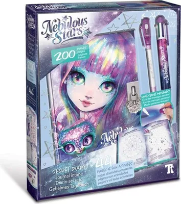Zdjęcie produktu dla Paka Toys TWT.11104, Dziennik osobisty, Wielobarwny, Obraz, 200 ark., Papier w linię, Twarda okładka