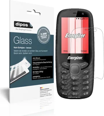 Produktbild von 2x Schutzfolie für Energizer E241S matt - Anti-Shock 9H Folie dipos Glass Kunststoffglas