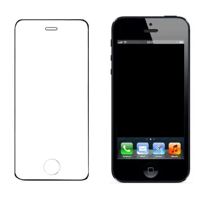 Immagine prodotto di Pellicola protettiva per iPhone 5 - Vetro protettivo a schermo intero in vetro temperato