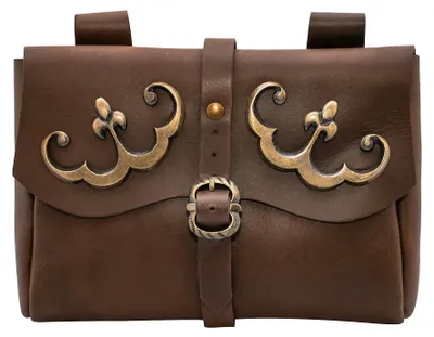 Produktbild von Spätmittelalterliche Gürteltasche aus Leder - Braun