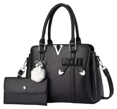 Image de Solidchoice - Sac vegan pour femmes, avec poignée et 3 compartiments