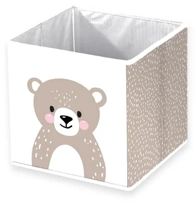 Image de Boîte de rangement Babybest, Woodland Crew, 30 x 30 x 30 cm, pliable