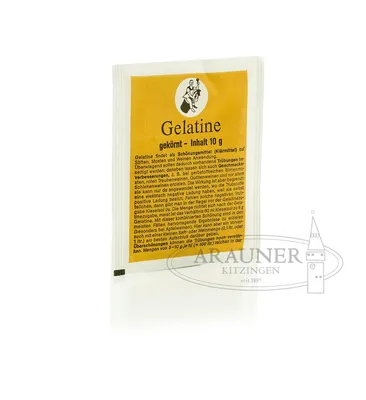 Produktbild von Gelatine 10 g zur Klärung von Wein und Most 10g