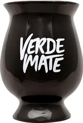 Produktbild von Cebador- Mate Tee Becher Copa 330ml - Yerba Mate Kalebasse - Kelchform - Hochwertig - Glasierte Keramik - Hitzebeständig