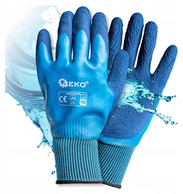 Image de Gants de protection imperméables Geko, taille 10, légers