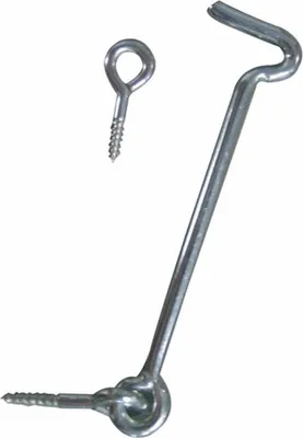 Produktbild von Sturmhaken verzinkt Art.54/080 mit Öse