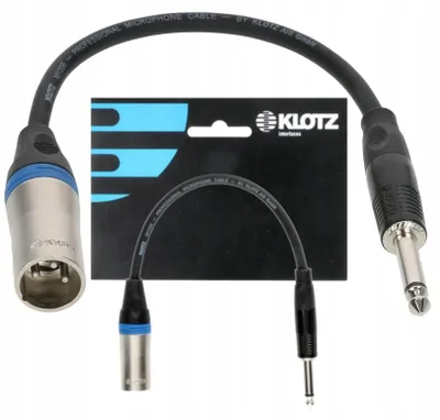 Imagen del producto de KLOTZ, cable adaptador XLR a conector jack (minijack) de 0.2 metros