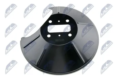 Produktbild von NTY Spritzblech Bremsscheibe für FORD Fiesta Mk5 Schrägheck (JH1, JD1, JH3, JD3) Hinten Links HTO-FR-006 Ankerblech